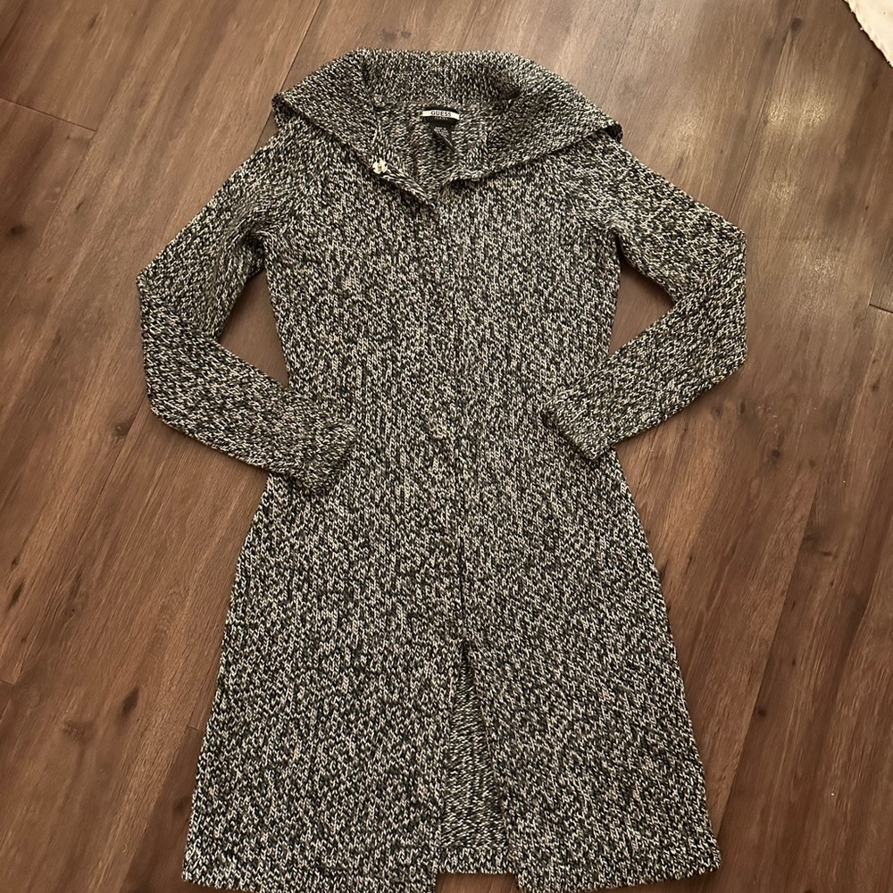 Guess Black and White Knit Sweater